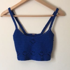 Free People Berkinette Crochet Cami size xs